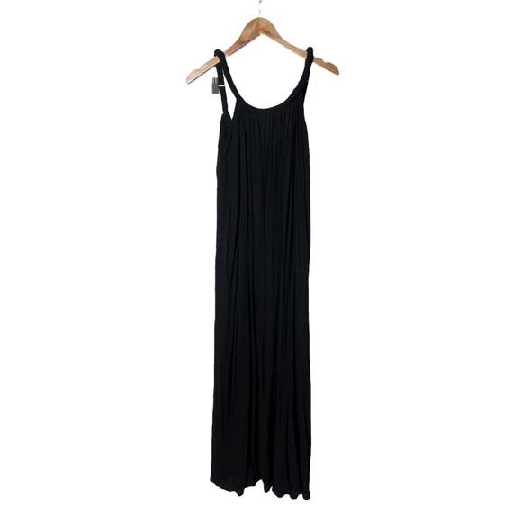 NWT Tularosa Poesie Black Maxi Gauzy Dress L - Picture 4 of 9
